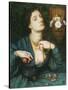 Monna Pomona-Dante Gabriel Rossetti-Stretched Canvas