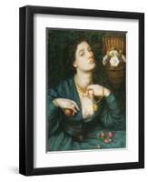 Monna Pomona-Dante Gabriel Rossetti-Framed Premium Giclee Print