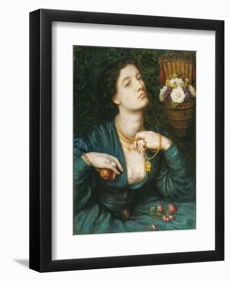 Monna Pomona-Dante Gabriel Rossetti-Framed Premium Giclee Print