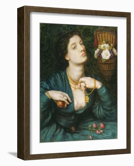 Monna Pomona-Dante Gabriel Rossetti-Framed Giclee Print