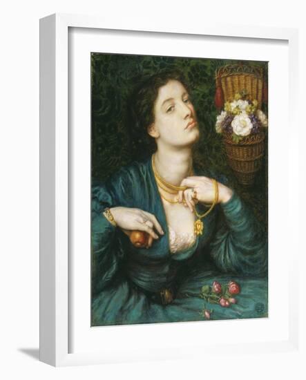 Monna Pomona-Dante Gabriel Rossetti-Framed Giclee Print