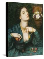 Monna Pomona-Dante Gabriel Rossetti-Stretched Canvas