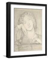 Monna Rosa, 19th Century-Dante Gabriel Charles Rossetti-Framed Giclee Print