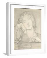 Monna Rosa, 19th Century-Dante Gabriel Charles Rossetti-Framed Giclee Print