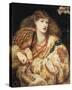 Monna Vanna, 1866-Dante Gabriel Rossetti-Stretched Canvas