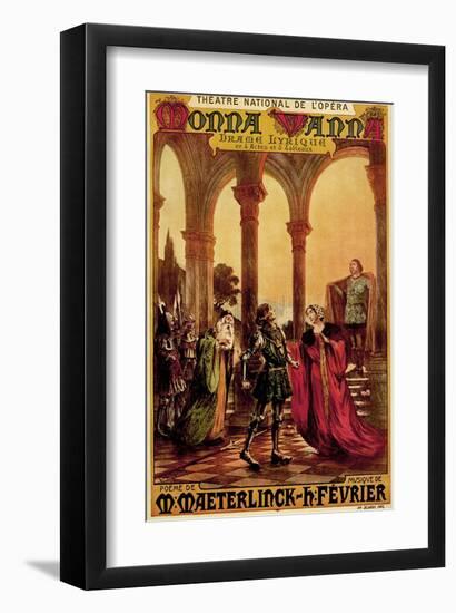 Monna Vanna Opera Paris-null-Framed Art Print