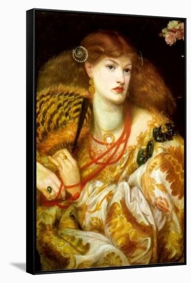 Monna Vanna-Dante Gabriel Rossetti-Framed Stretched Canvas