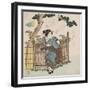 Mono Iwanu Hana 'Silent Flowers'-Yanagawa Shigenobu II-Framed Premium Giclee Print