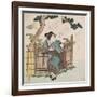 Mono Iwanu Hana 'Silent Flowers'-Yanagawa Shigenobu II-Framed Giclee Print