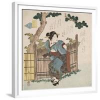 Mono Iwanu Hana 'Silent Flowers'-Yanagawa Shigenobu II-Framed Giclee Print