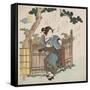 Mono Iwanu Hana 'Silent Flowers'-Yanagawa Shigenobu II-Framed Stretched Canvas