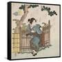 Mono Iwanu Hana 'Silent Flowers'-Yanagawa Shigenobu II-Framed Stretched Canvas