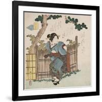 Mono Iwanu Hana 'Silent Flowers'-Yanagawa Shigenobu II-Framed Giclee Print