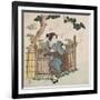 Mono Iwanu Hana 'Silent Flowers'-Yanagawa Shigenobu II-Framed Giclee Print