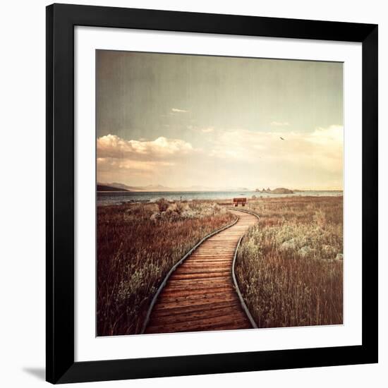 Mono Lake Pause-Philippe Sainte-Laudy-Framed Photographic Print