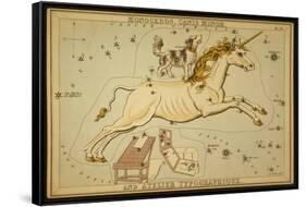 Monoceros and Canis Minor Constellations, 1825-Science Source-Framed Stretched Canvas