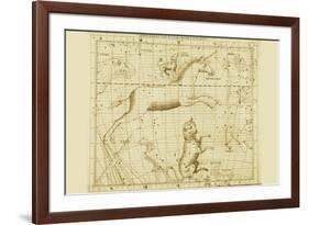 Monoceros Canis Major and Minor Navis Lepus-Sir John Flamsteed-Framed Premium Giclee Print