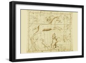 Monoceros Canis Major and Minor Navis Lepus-Sir John Flamsteed-Framed Art Print