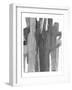 Monochromatic Smears 1-Smith Haynes-Framed Art Print