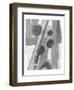 Monochromatic Smears 2-Smith Haynes-Framed Art Print