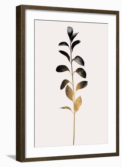 Monochromatica No.9  Dark Gold-Kubistika-Framed Giclee Print