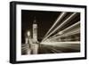 Monochrome Big Ben London-aslysun-Framed Photographic Print