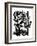 Monochrome Cacti-Myriam Tebbakha-Framed Art Print