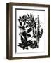 Monochrome Cacti-Myriam Tebbakha-Framed Art Print