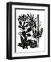 Monochrome Cacti-Myriam Tebbakha-Framed Art Print