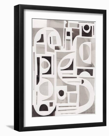 Monochrome Collage-Alisa Galitsyna-Framed Photographic Print