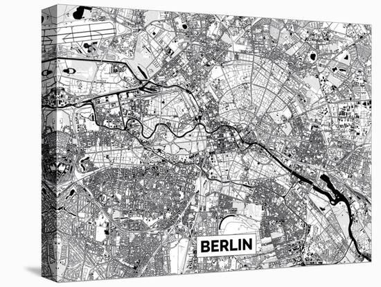 Monochrome Deco - Berlin-Olivier Gratton-Gagne-Stretched Canvas