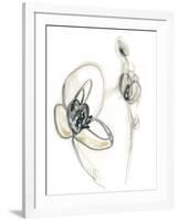 Monochrome Floral Study III-June Vess-Framed Art Print