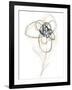 Monochrome Floral Study IV-June Vess-Framed Art Print