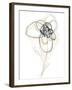 Monochrome Floral Study IV-June Vess-Framed Art Print