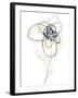 Monochrome Floral Study IV-June Vess-Framed Art Print