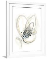 Monochrome Floral Study V-June Vess-Framed Art Print