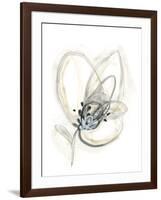 Monochrome Floral Study V-June Vess-Framed Art Print