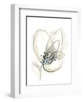 Monochrome Floral Study V-June Vess-Framed Art Print