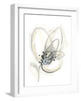 Monochrome Floral Study V-June Vess-Framed Art Print