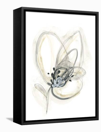 Monochrome Floral Study V-June Vess-Framed Stretched Canvas