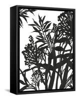 Monochrome Foliage II-PI Studio-Framed Stretched Canvas