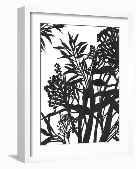 Monochrome Foliage II-PI Studio-Framed Art Print