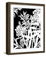 Monochrome Foliage IV-PI Studio-Framed Art Print