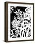 Monochrome Foliage IV-PI Studio-Framed Art Print
