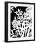 Monochrome Foliage IV-PI Studio-Framed Art Print