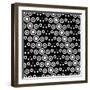 Monochrome Geometric Background-Maksim Krasnov-Framed Art Print