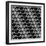 Monochrome Geometric Background-Maksim Krasnov-Framed Art Print