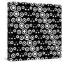 Monochrome Geometric Background-Maksim Krasnov-Stretched Canvas