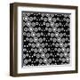 Monochrome Geometric Background-Maksim Krasnov-Framed Art Print