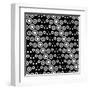 Monochrome Geometric Background-Maksim Krasnov-Framed Art Print